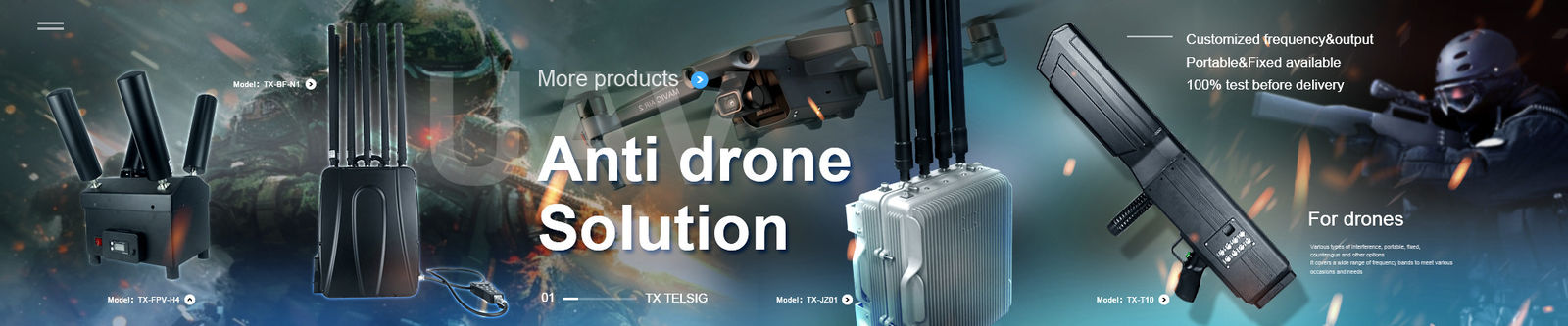 Interruptor de sinal de drones