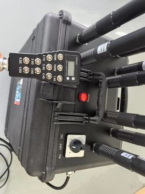 1km multi band Vehicle cell phone bomb drone  VHF UHF GPS remote control jammer 20-6000MHz VIP protection