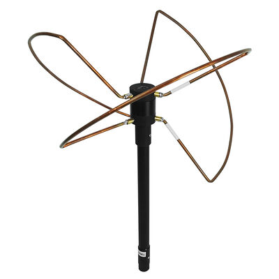 Upgraded Circular Polarized Omnidirectional Clover Antenna for Outdoor Drone Interception