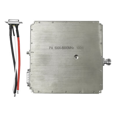 Government high power 100W 4-8ghz broadband PA power amplifier module applicate drone signal Blocking
