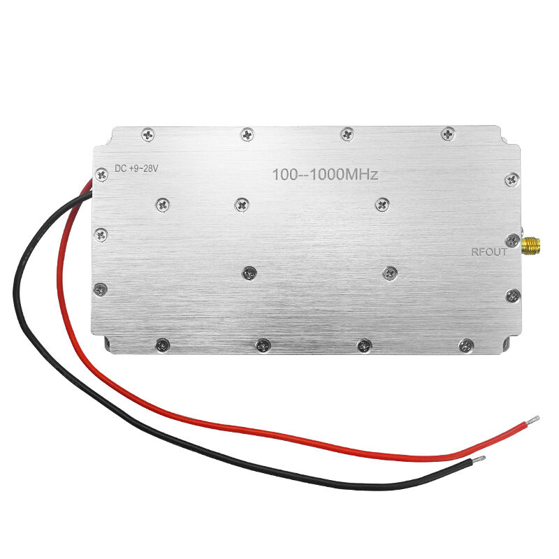 Wireless wide band 100-1000mhz  signal source module for anti drone system