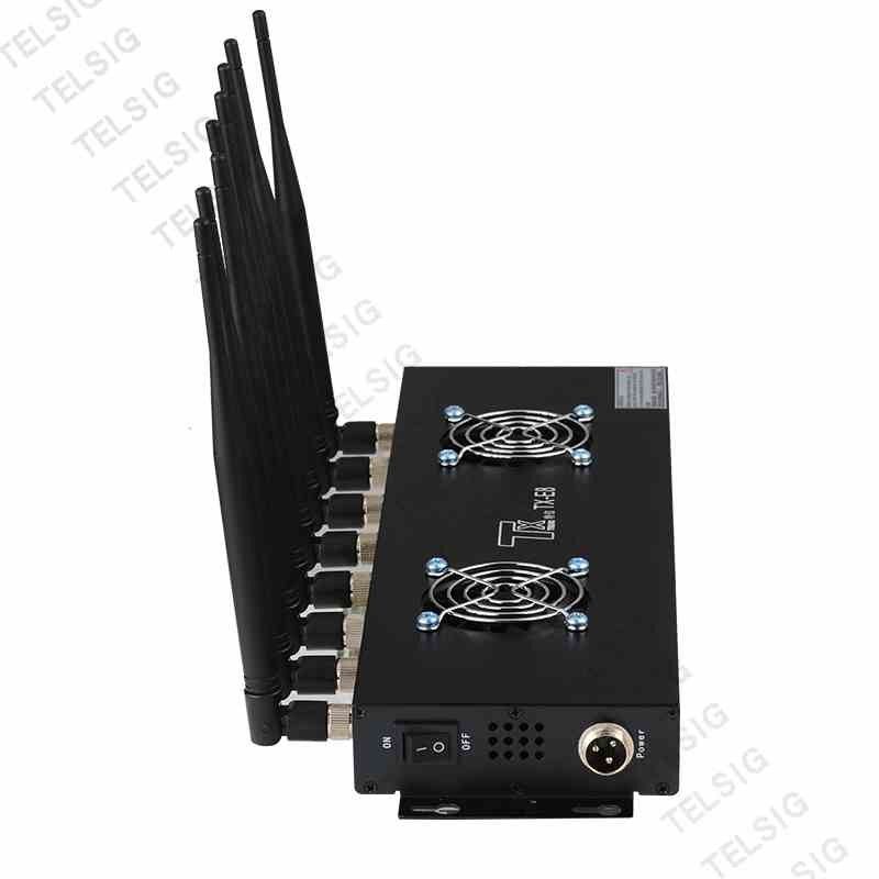 8 Antenna High Power Mobile Phone Jammer Device For Archaeological Study