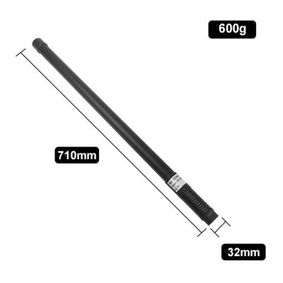 Antenna de fibra de vidro com frequência personalizável com proteção contra relâmpagos de solo em corrente contínua, adequada para sistemas de comunicação industrial