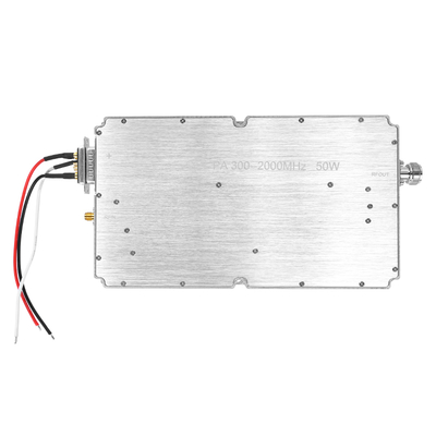 Módulo amplificador de potência de banda larga 50W 47dBm 300-2000MHz para o campo da comunicação