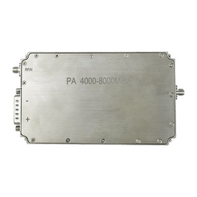 4000-8000MHz 50W Modulo de Amplificador de Drone de Alto Ganho 47dB Ganho estável 1dB