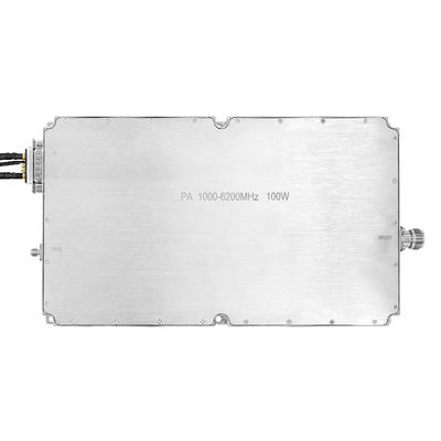 Amplificador de alta potência 100W banda 2000-6200MHz anti-drone 53dBm para equipamentos de defesa de drones