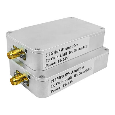 RX com TX WIFI 2.4ghz 10W 12V bidirecional extensor de sinal de drone fpv amplificador de potência rf