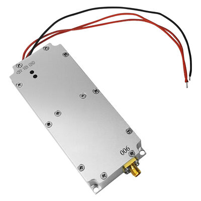 Modulo de interferência de sinal de UAV de 50W Amplificador de alta potência com proteção de circulação para sistemas anti-drones