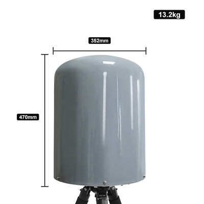 Detector de drones 5km Raio de detecção 700-6300MHz Banda Larga 360° Omnidirecional para Alerta Antecipado de UAV