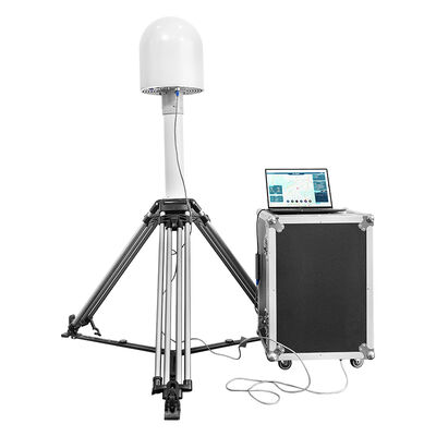 Detector de drones fixo e ajustável por software com suporte, bandas de 700-6300MHz