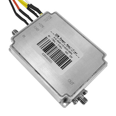 Modulo de amplificador de potência RF PA de 20W 17GHz 21GHz personalizado para indústrias de radar e satélite.