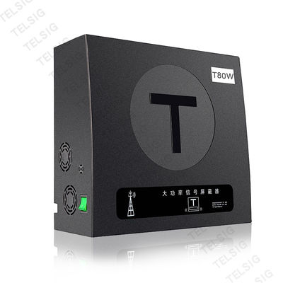 Jammer preto do telefone celular do poder superior para o peso de 2G/3G/4G/5G 5.0kg