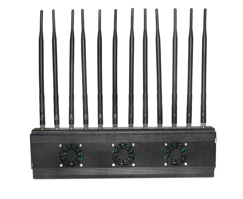Jammer do sinal do Desktop 10-50M Antenna Mobile Phone para postos de gasolina