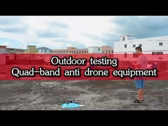 4 canais 360° gama completa 1,5 km RF casa de forma manobra magnética FPV jammer para montagem de carro