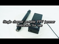 1km 700-1020 MHz de frequência de banda única, interferente portátil de FPV para segurança aérea