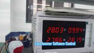 Módulo de jammer digital lora de sinal de drone controlado por software